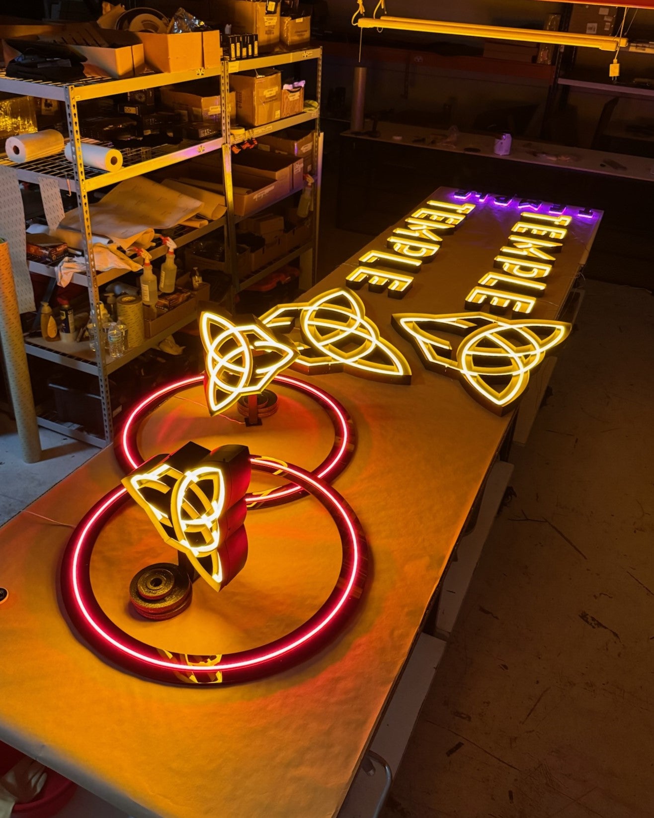 Metal Neon Letter