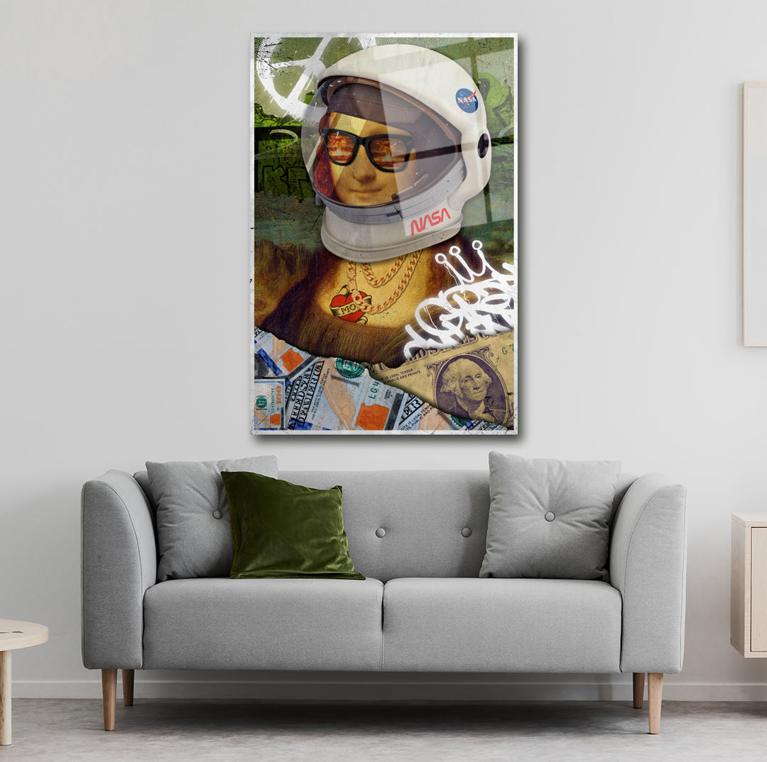 Astronaut Mona Lisa SVN Designs